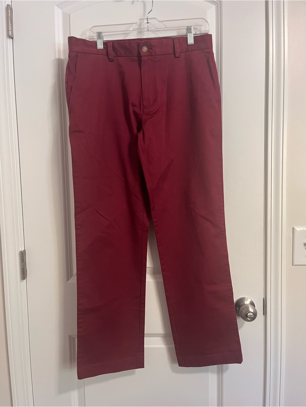 Vineyard Vines Men's Wine Red Chino Pants